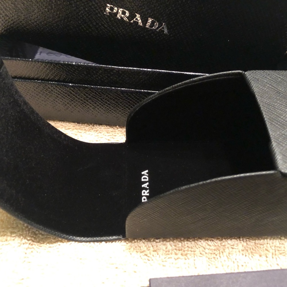Prada sunglass case with box.
